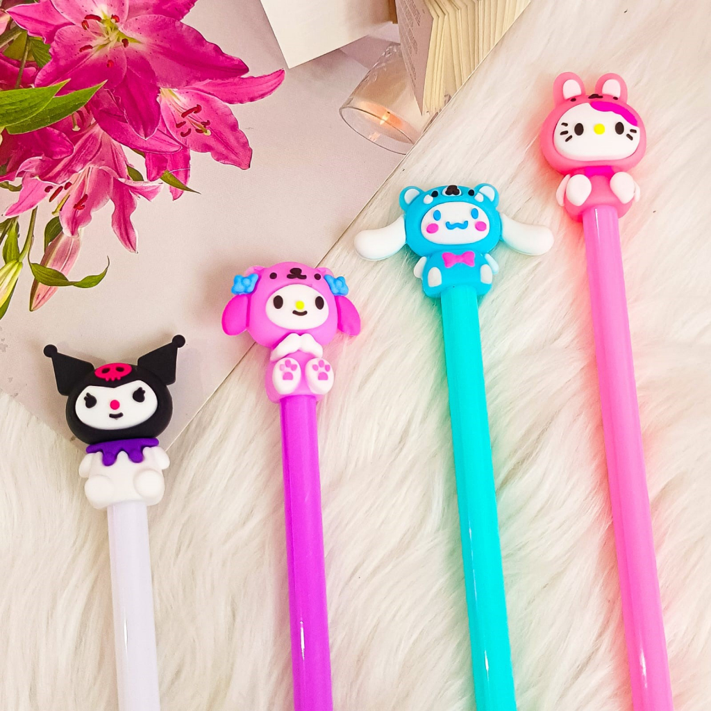 

SELUSIN PULPEN GEL CUSTOME SANRIO PEN GEL CUSTOME SANRIO ISI 12 PCS
