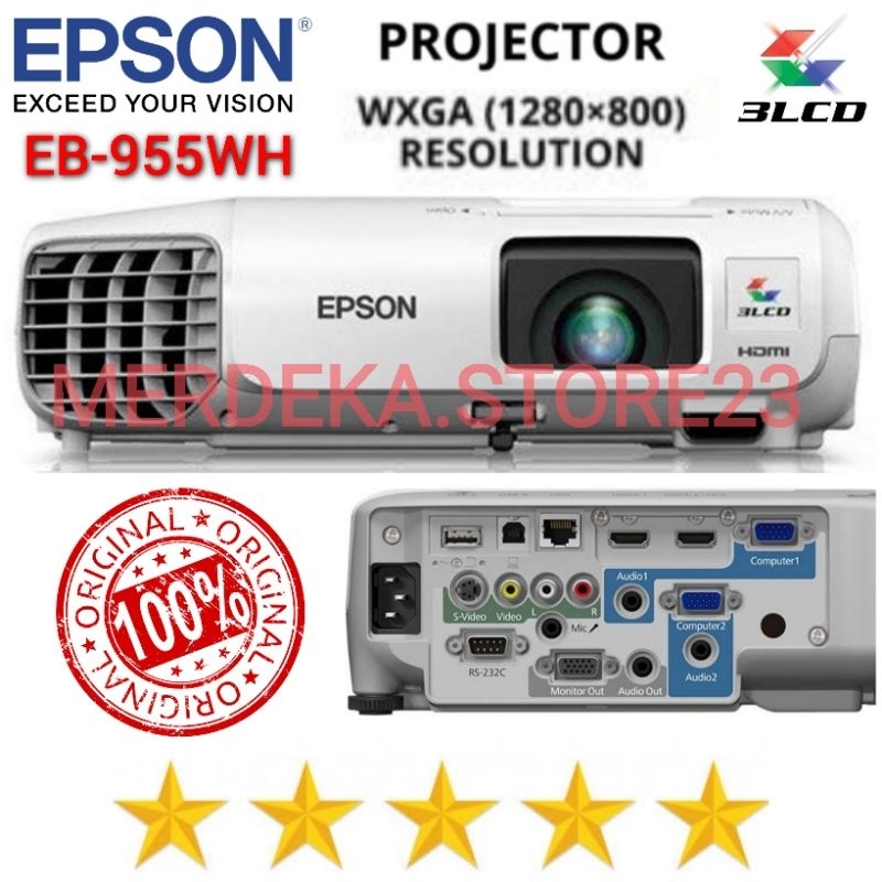 EPSON EB-955WH EB-955W / EB 955W EB 955WH / EB955WH EB955W / EB 955 W EB 955 WH PROYEKTOR ANSI LUMEN