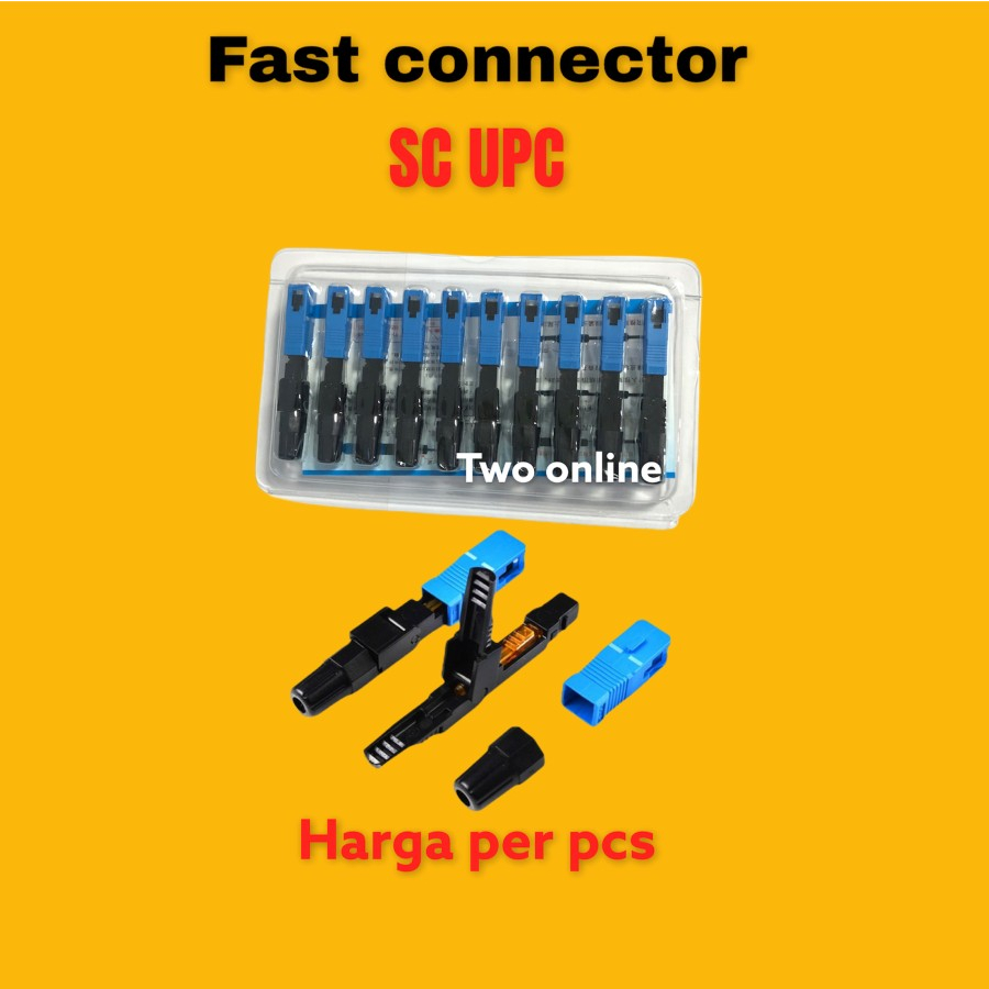 Fast Connector Sc/upc (BAGUS) JAMIN BISA DI PAKE ( isi 10 pcs)