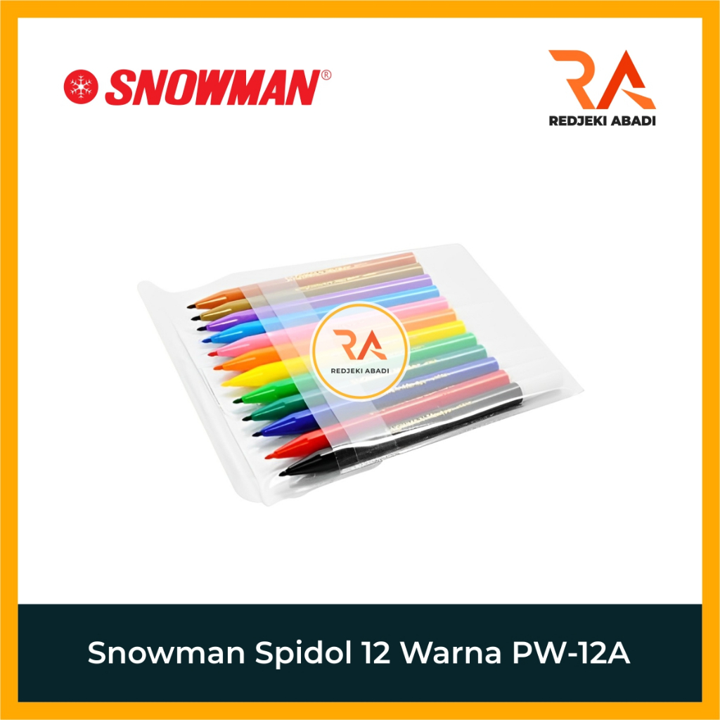 

Snowman Spidol 12 Warna PW-12A