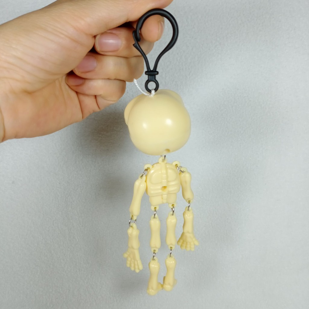 [G040] Gantungan Kunci Tengkorak Gigi Getar Bunyi