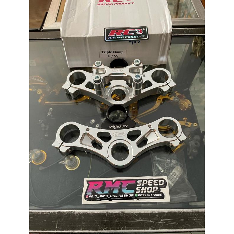 Segitiga atas Triple clamp Rc3 Ninja R/Ninja Ss/Ninja Rr original Rc3
