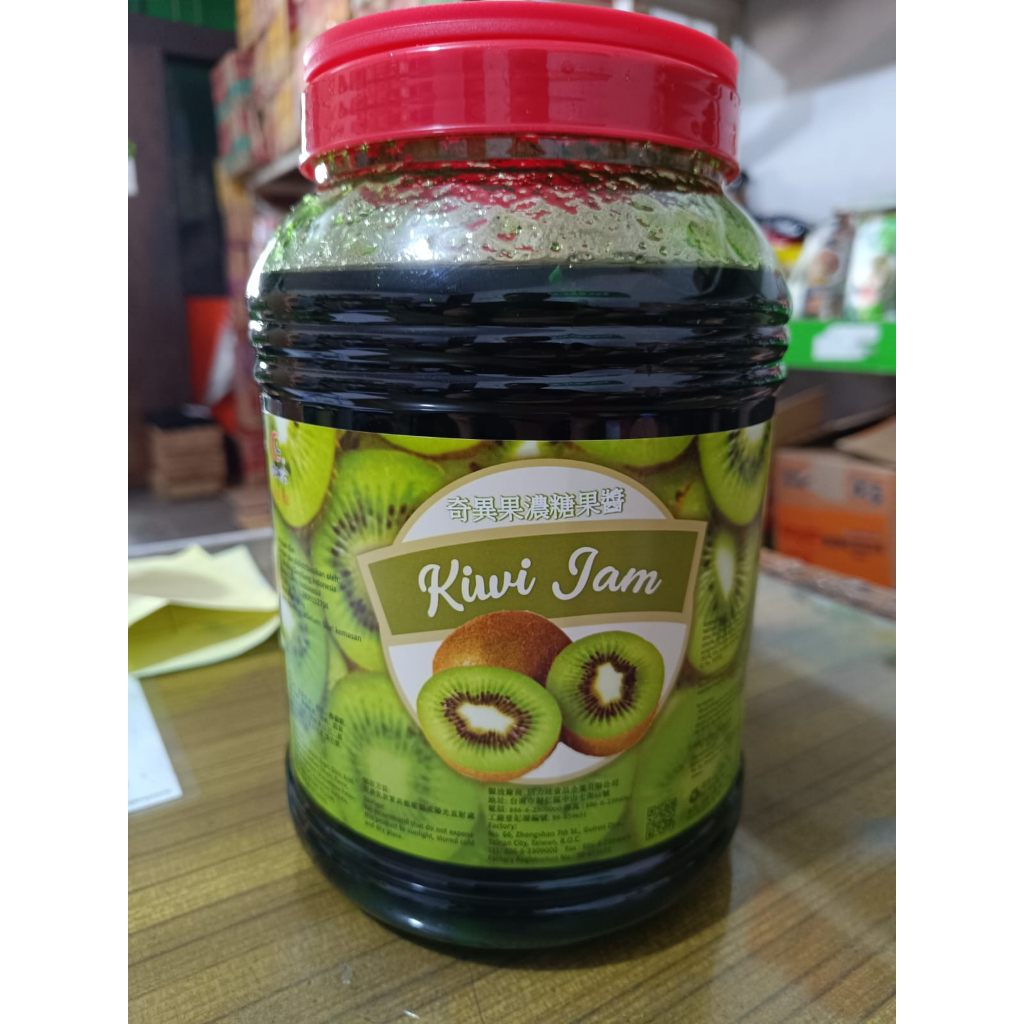 

Kiwi Jam Homemade Mirip Mixue Selai / Topping Buah KIWI Enak Halal Murah 4kg