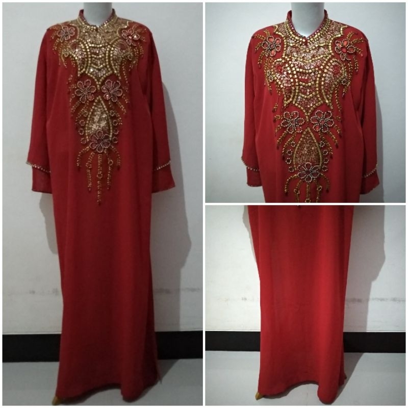 Kaftan, Gamis, Gamis pesta, Gamis mewah, Abaya,  Preloved