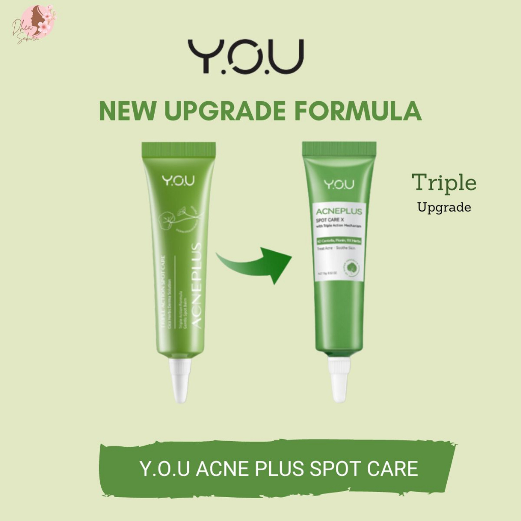 YOU AcnePlus Series with Niacinamide Centella AHA | Paket Acne Atasi Jerawat Bruntusan Obat Totol Je