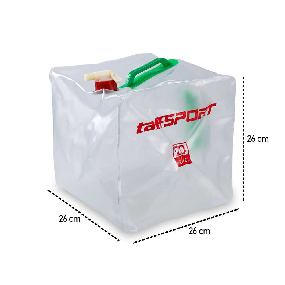 TaffSPORT Kantong Air Portable Camping Water Storage 10 Liter dan 20 Liter