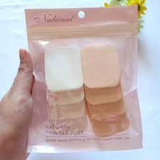 ✿ELYSABETHME✿ a͓̽k͓̽s͓̽e͓̽s͓̽o͓̽r͓̽i͓̽s͓̽ spons bedak isi 8 sponge aplikator oles loose powder twc two way cake