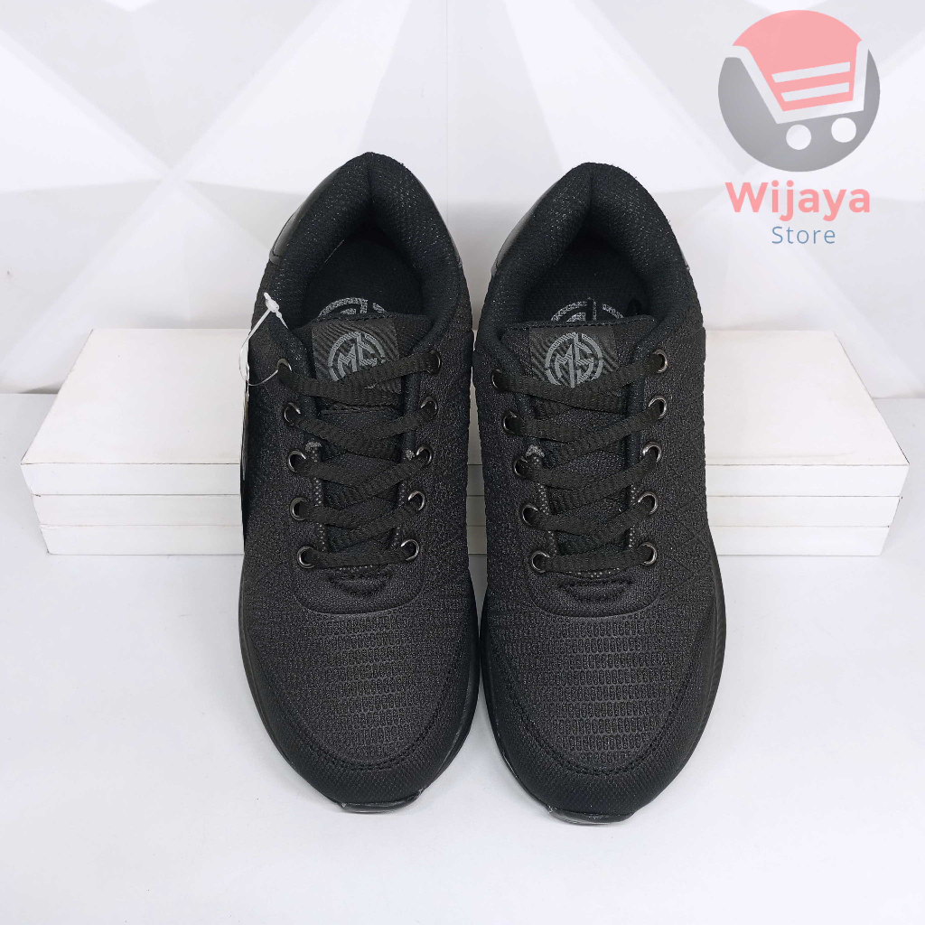 Sepatu Sekolah Hitam Putih 37-43 MS Sol Phylon Ringan Kombinasi Kualitas dan Kenyamanan