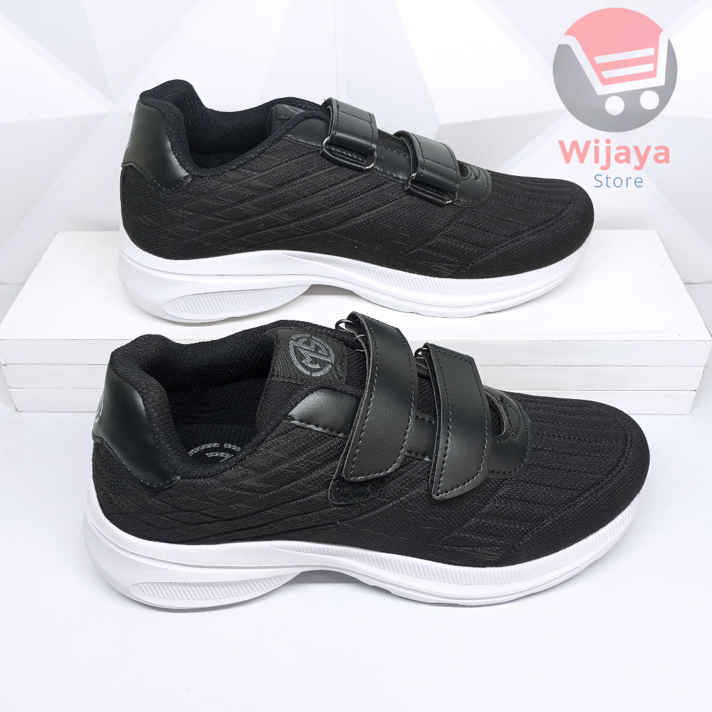 Sepatu Sekolah Hitam Putih 37-43 MS Sol Phylon Ringan Kombinasi Kualitas dan Kenyamanan