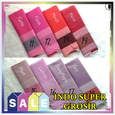 KUALITAS PREMIUM HIJAB JILBAB KERUDUNG SEGIEMPAT UMAMA NOOR SYAR'I (JUMBO) UK 140X140 