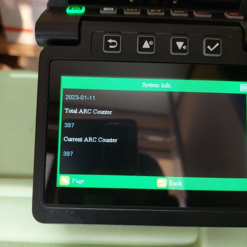 Splicer JetFiber H5 6 Motor /ARC Fusion Splicer JETFIBER H5 Beckbone Second