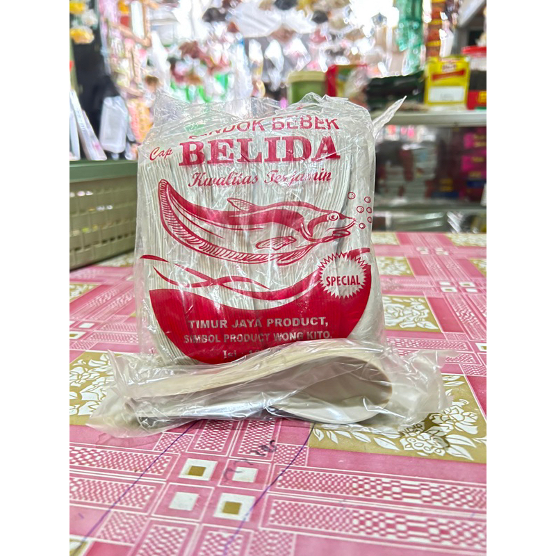 sendok bebek plastik cap belida (sendok makan)