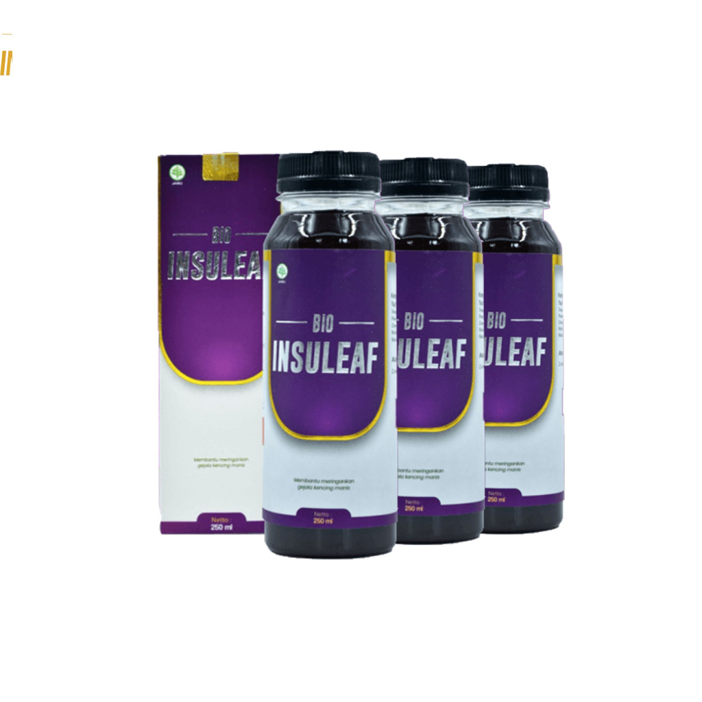 

Bio Insuleaf - PROMO PAKET SEHAT CEPAT [3 BOTOL] - Bantu Turunkan Gula Darah Tinggi Kencing Manis Diabetes (100% Original)