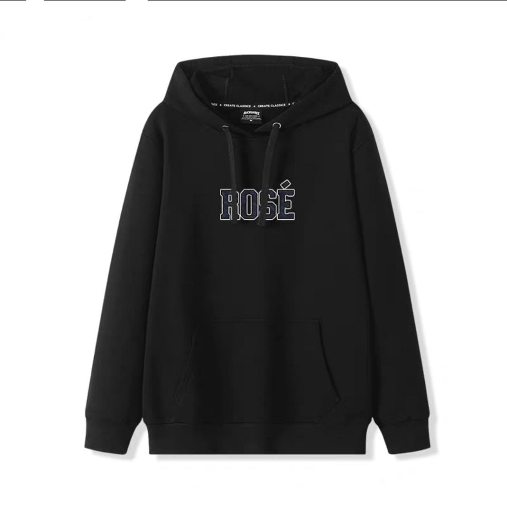 SIMPLE ROSE BP HOODIE OVERSIZE NEW BASIC KOREAN V1