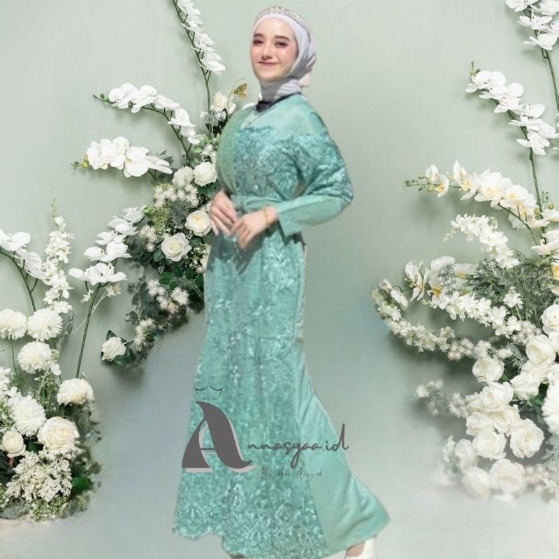 Annasyaa.id Dress Izora Dress Couple Ibu Anak Dress Wisuda Dress Lebaran Dress kondangan Dress Pesta