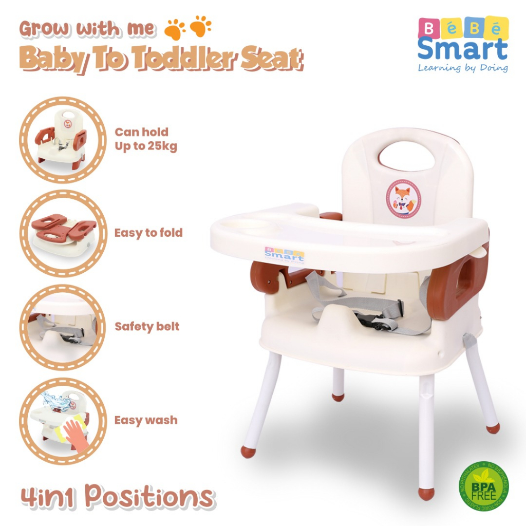 Bebe Smart Foldable Booster Seat - Kursi Makan Bayi