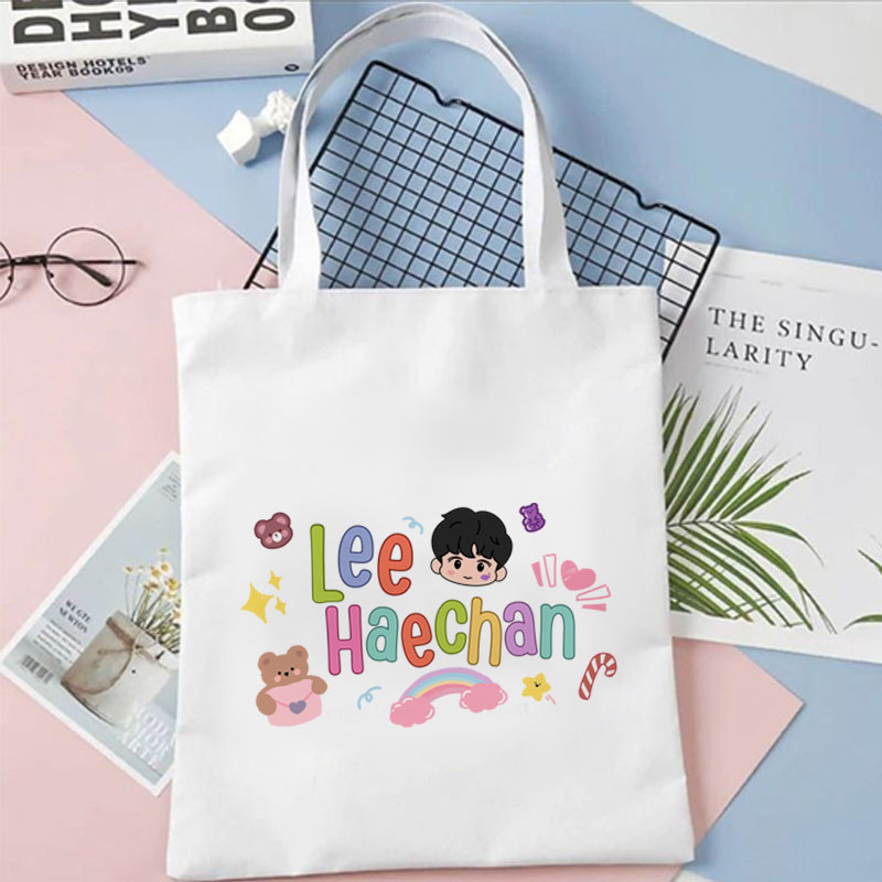 Tas Serut Tote Bag NCT Dream Candy String Bag Lucu Kpop Korea Tas Gendong Kanvas Wanita Aesthetic