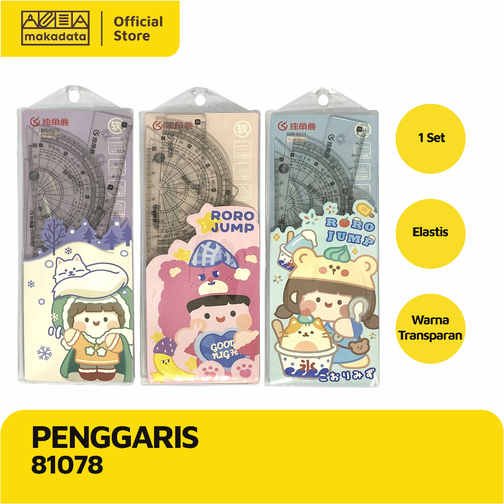 

PENGGARIS | GARISAN SET TRANSPARAN 81078 (1 SET) MURAH