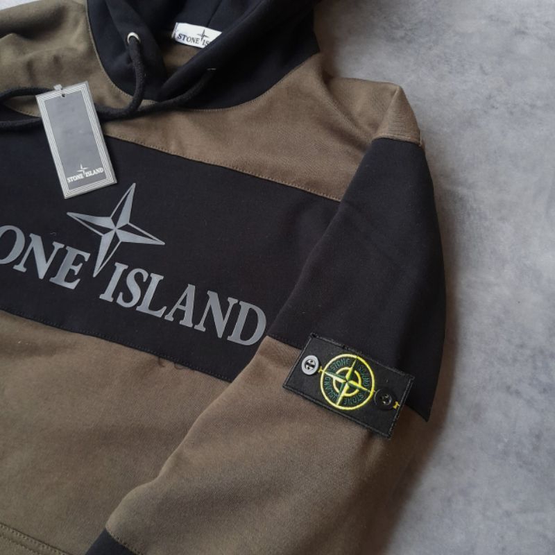 HOODIE STONE ILAND FULL TAG LABEL CASUAL