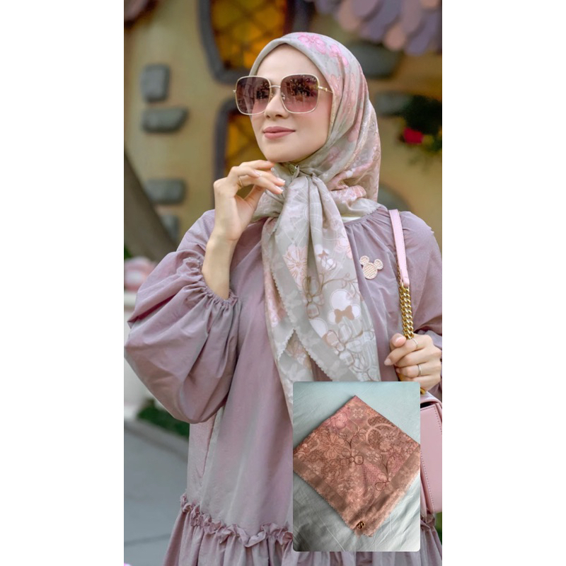 preloved buttonscarves the dream park milk tea