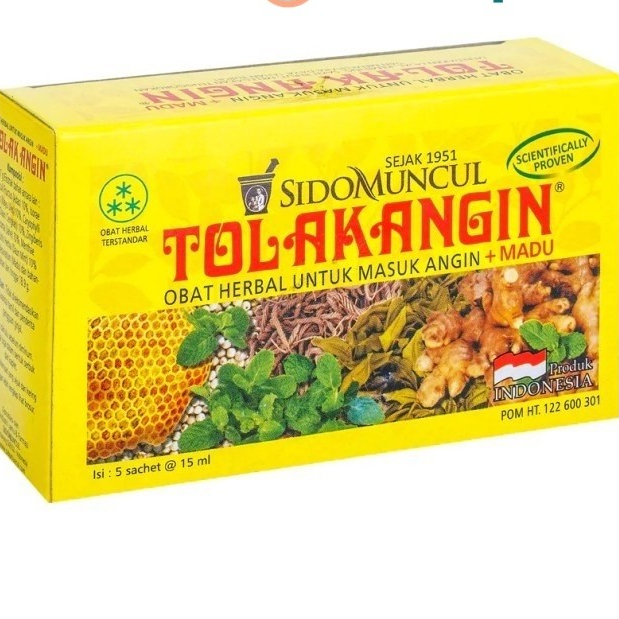 

JAMU TOLAK ANGIN + HONEY 15 ML 1 BOX 12 SHACET