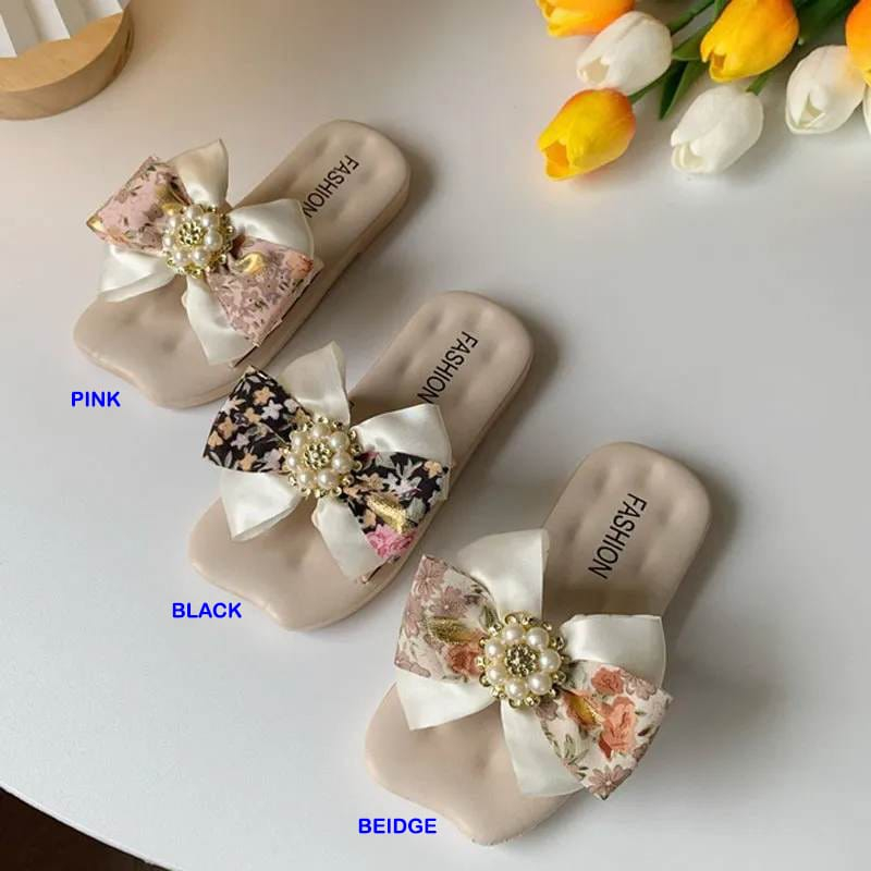 Sandal Anak Perempuan Feminine Flower Motek