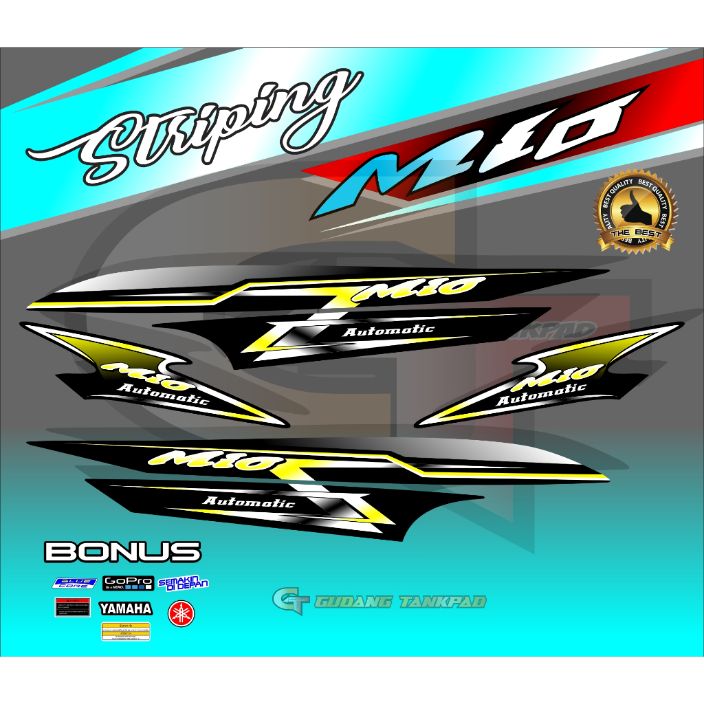 STRIPING MIO SPORTY / VARIASI MIO / MIO SPORTY / STIKER VARIASI MIO