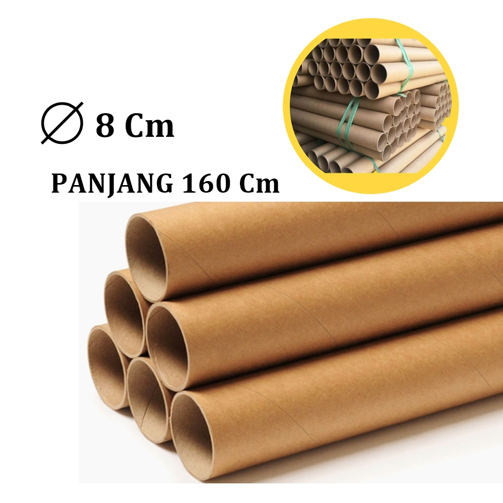 

Paper Core / Paper Tube Panjang 160 Cm, Cones, selongsong kertas