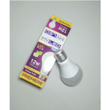 Lampu LED merk MYLED PREMIERE 12 watt LED BULB - Putih