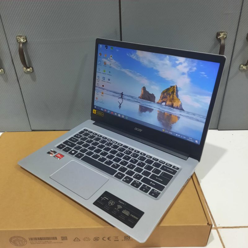 Laptop Acer Aspire 3 A314 AMD RYZEN 3 - 3250U Ram 4 / 256Gb SSD FHD IPS GAMING EDITING DESAIN