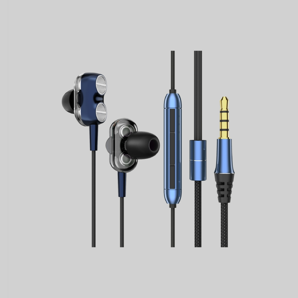 Headset Rexus Earphone Gaming EP4 Dual Driver With Mic