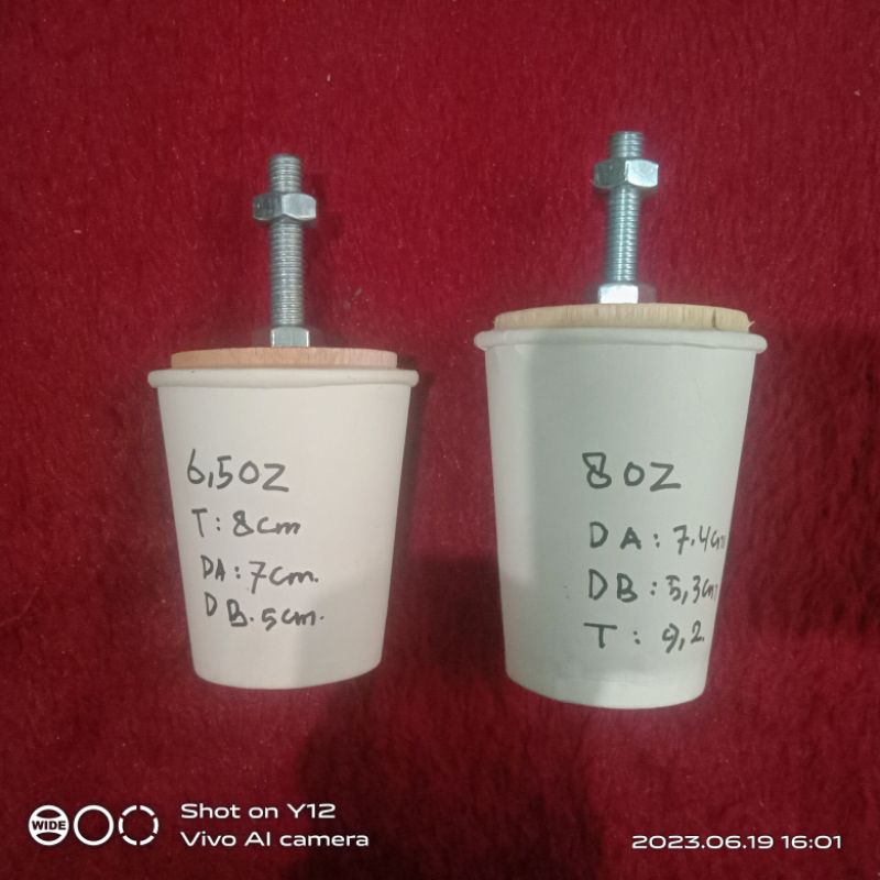 molding paper cup 6,5 oz .8oz. 9oz dan 12oz