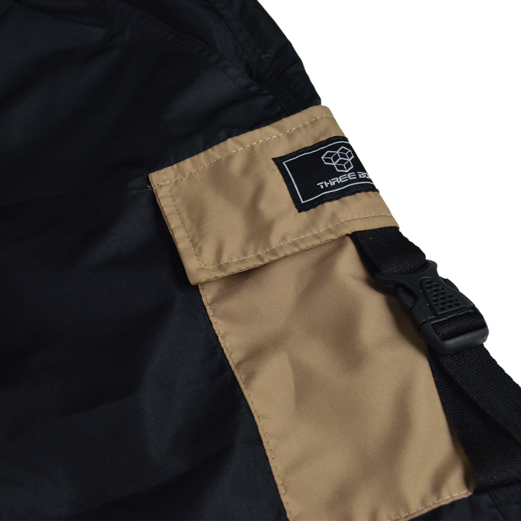 THREE BOX - Celana Pendek Parasut Pria Wanita Short Cargo Outdoor Boardshort PREMIUM