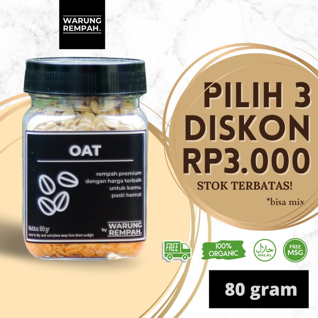 

Rolled Oat Oatmeal Gandum Utuh Original