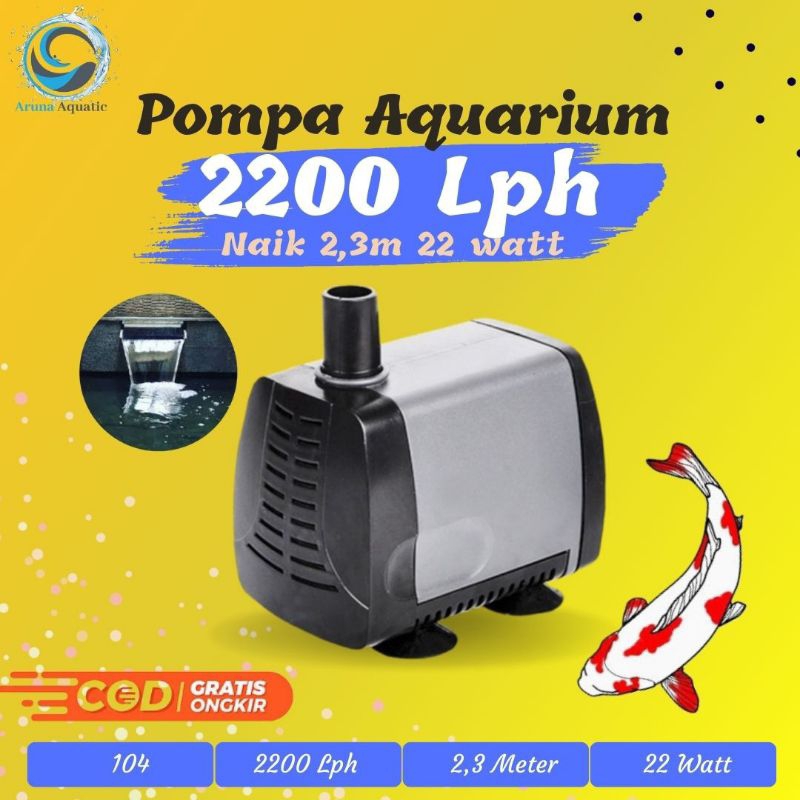 POMPA CELUP AQUARIUM FILTER AIR TERJUN KOLAM MESIN POMPA LOW WATT