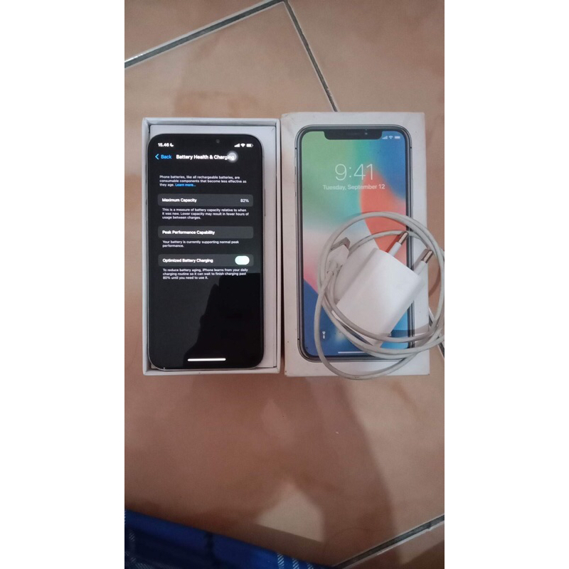iphone X 64gb silver