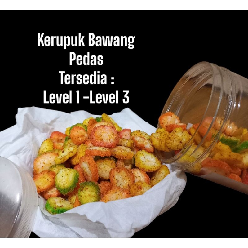 

kerupuk bawang pedas kriuks