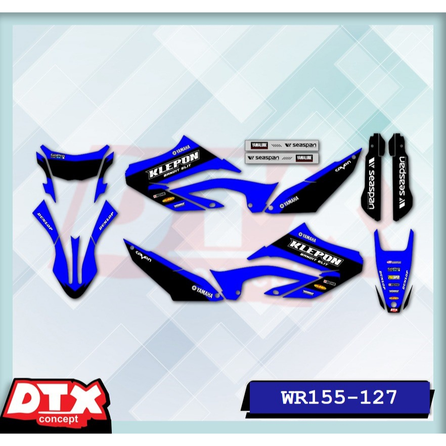 decal wr155 full body decal wr155 decal wr155 supermoto stiker motor wr155 stiker motor keren stiker motor trail motor cross stiker Wr-Kode 127