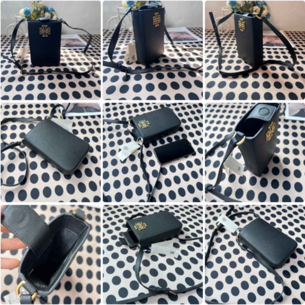 TAS WANITA TB TORY PLAIN PHONE BAG LEATHER CROSSBODY OUTLET SHOULDER BAGS 141000