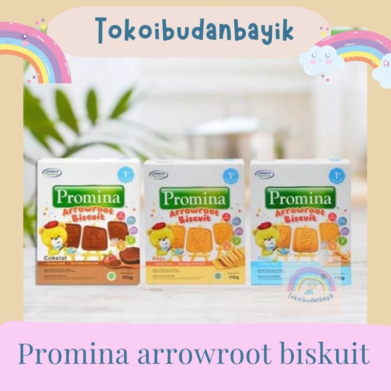 Promina arrowroot cookies - biskuit anak I snack mpasi