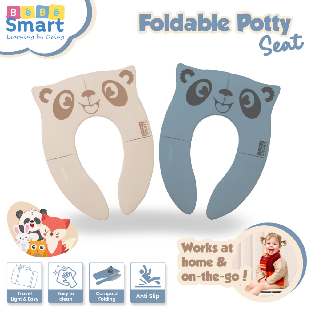 Bebe Smart Foldable potty Seat - Alas Dudukan Toilet Anak/ Alas Duduk Toilet/Potty training