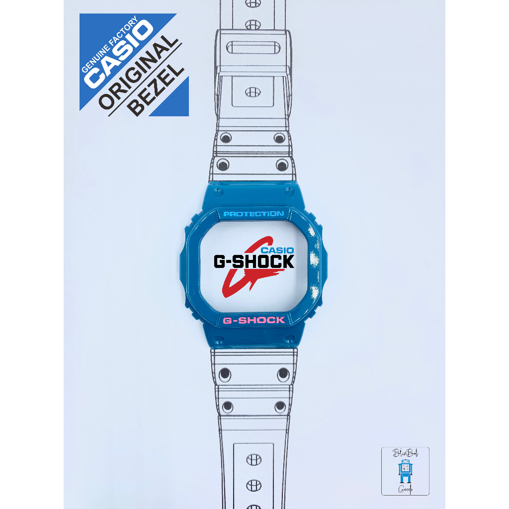 Bezel Casio G-shock original parts GRX5600B Glide square watch