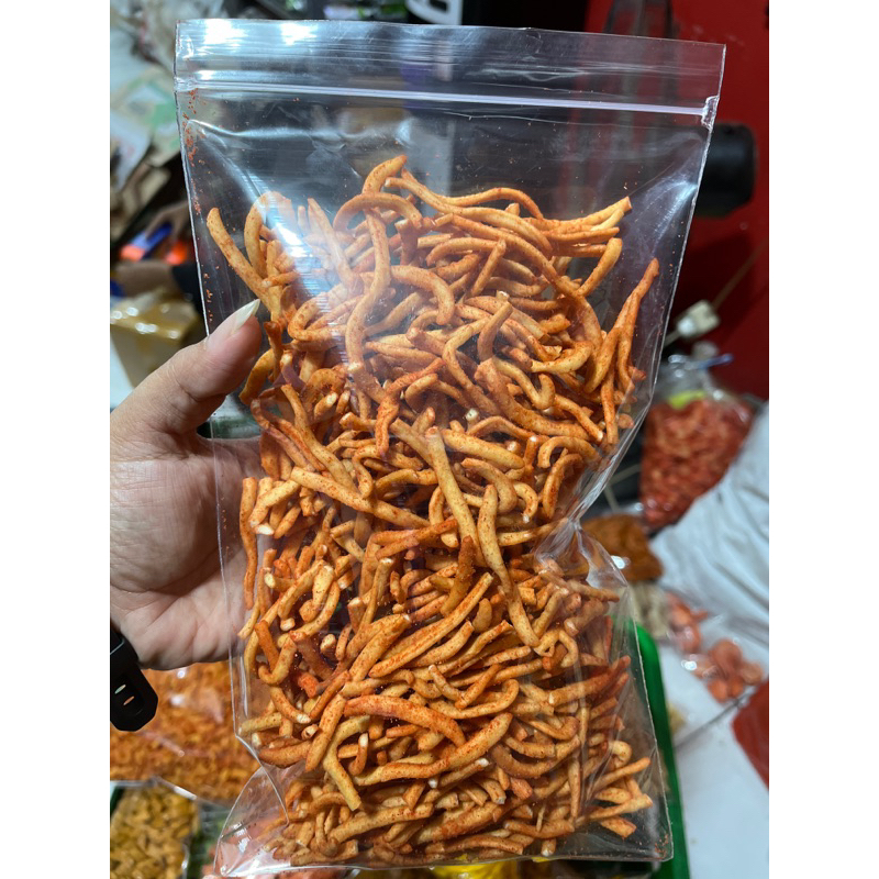 TERMURAH STIK BAWANG PEDAS 250gr / STIK PEDAS / STIK MURAH / ALMA.SNACK