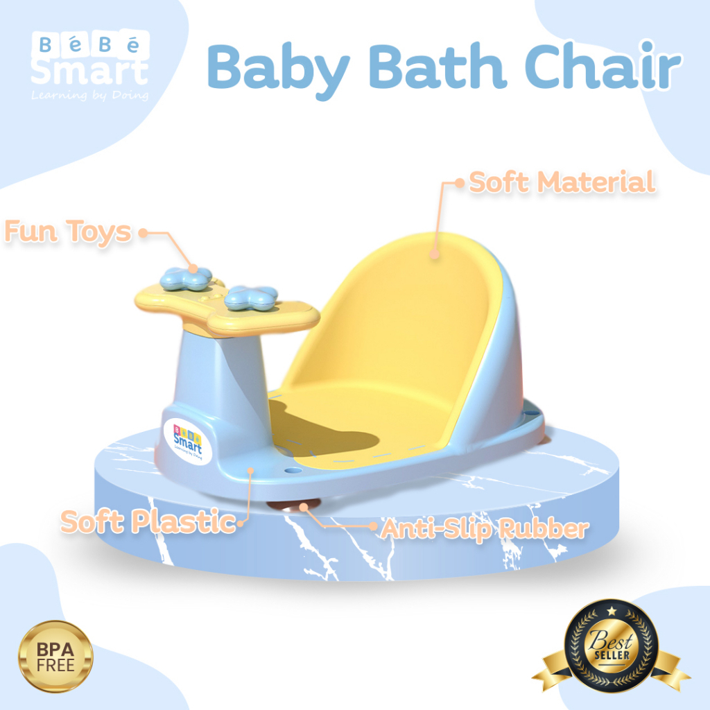 Bebe Smart Bath Chair - Kursi Mandi Bayi Anti Slip