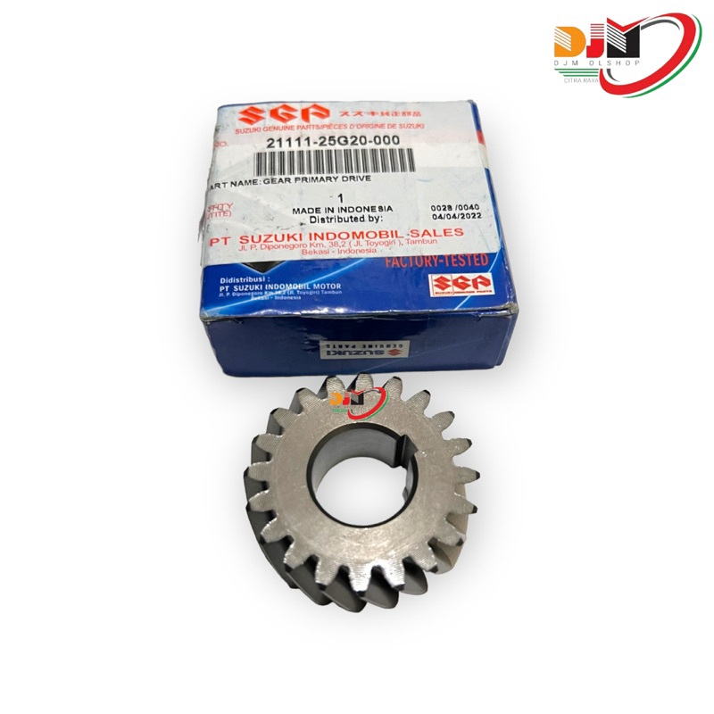 Gear Prymary Driver Gigi Nanas Kopling Satria FU150 Asli Suzuki SGP 2111-25G20