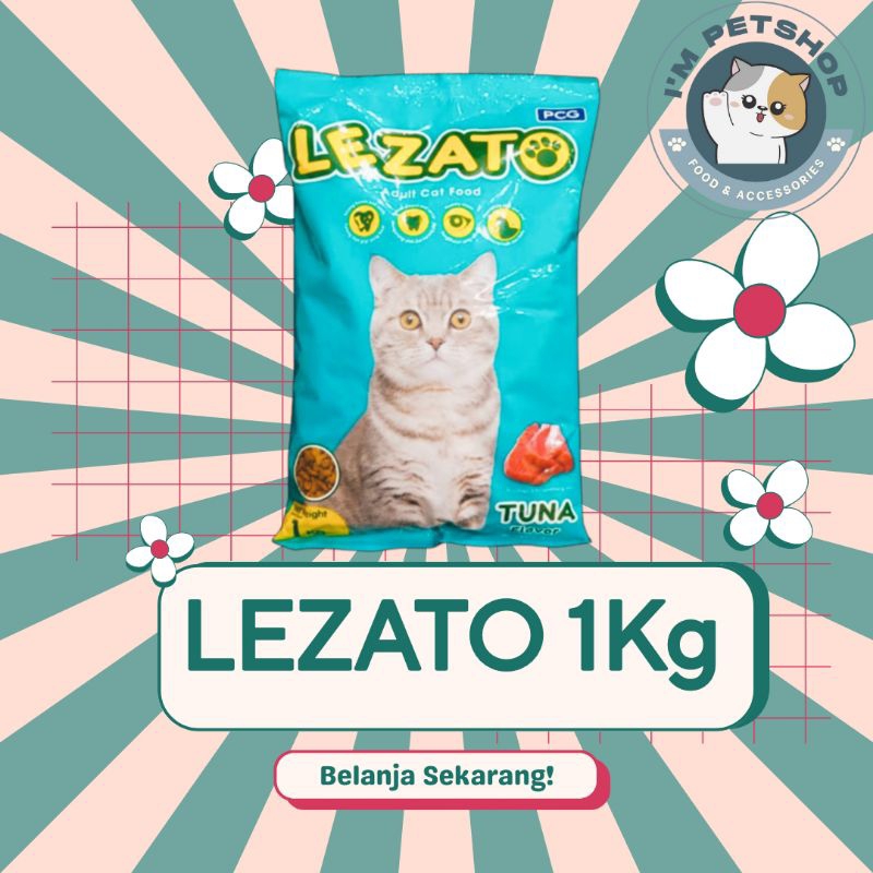 LEZATO 1KG - LEZATO MAKANAN KUCING - LEZATO CATFOOD - LEZATO TUNA - LEZATO DRYFOOD - LEZATO CAT FOOD