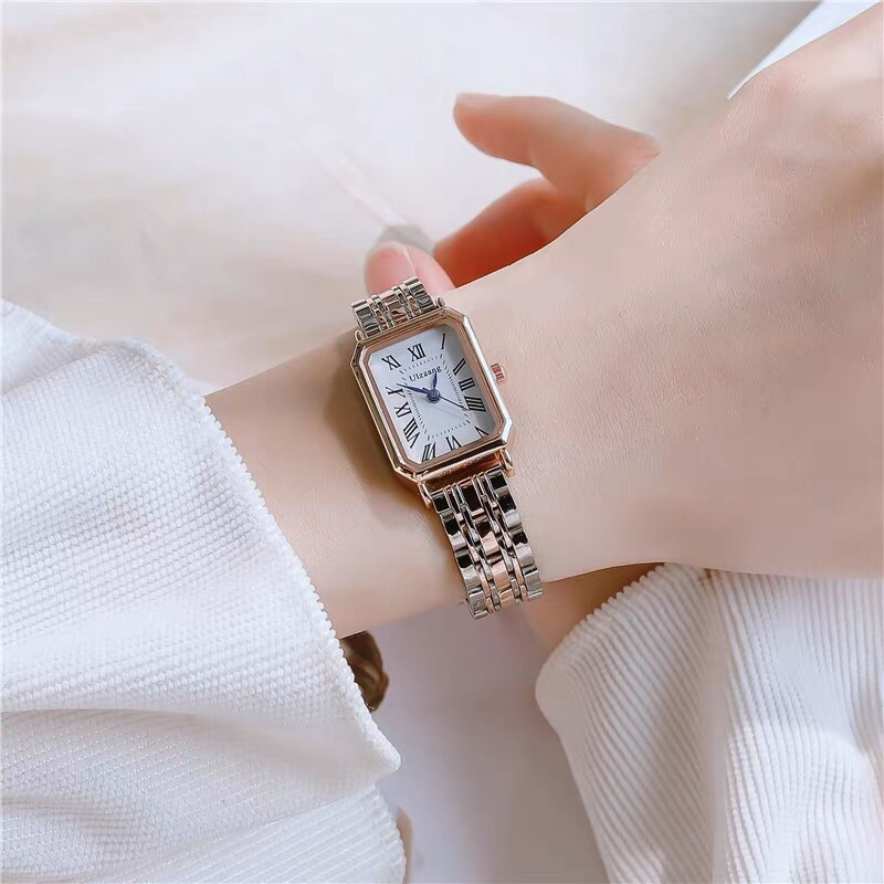 KOOLEY Jam Tangan Wanita KY-DB Rose Gold Import Gaya Vintage Classic Stainles steel