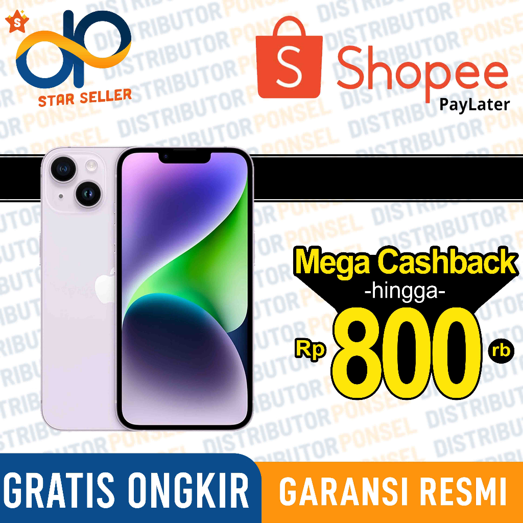 iP 14 Plus 14+ 5G 512GB 256GB 128GB Garansi Resmi