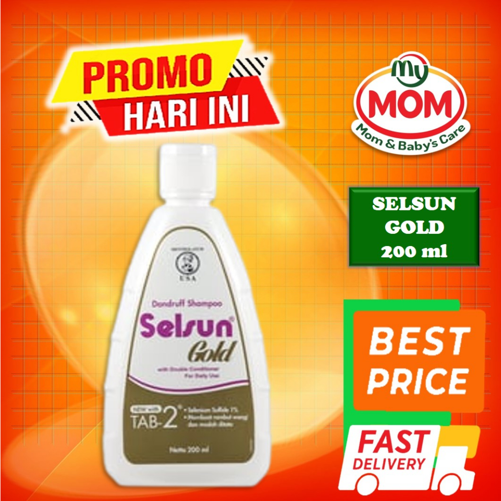 [BPOM] Selsun GOLD Shampoo 200 ml / Selsun Shampoo Anti Ketombe 200ml / Selsun Shampo / Sampo / MY MOM