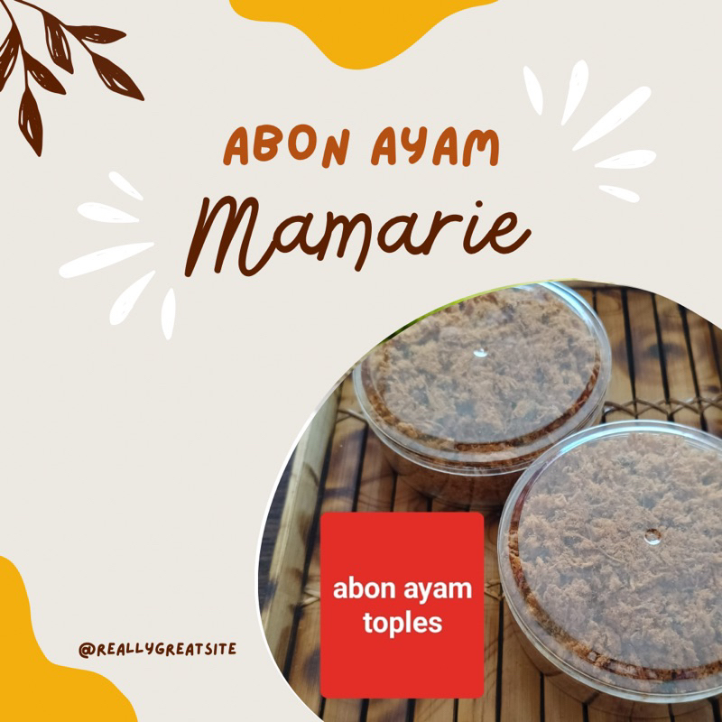 

ABON AYAM MAMARiE KEMASAN TOPLES